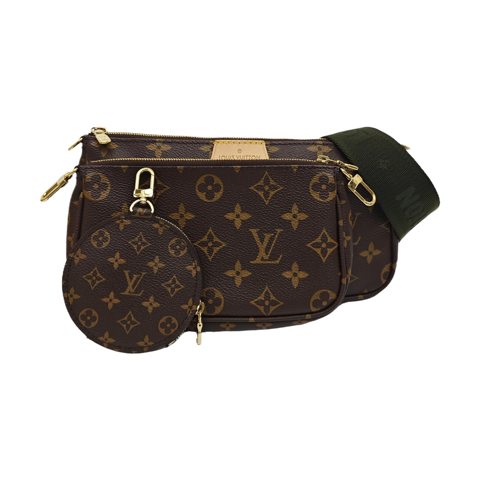 MULTI Monogram Coated Canvas Brown