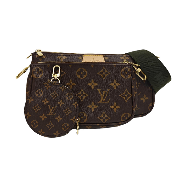 MULTI Monogram Coated Canvas Brown