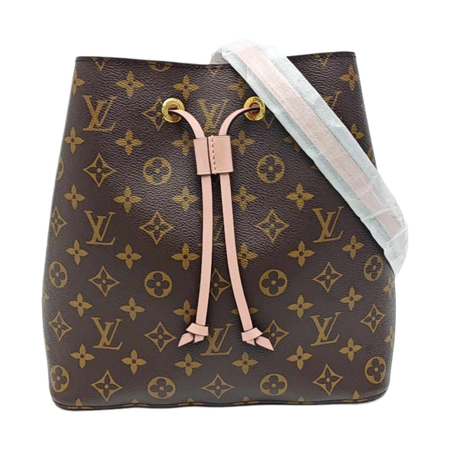 NÉONOÉ MM Monogram Coated Canvas Brown