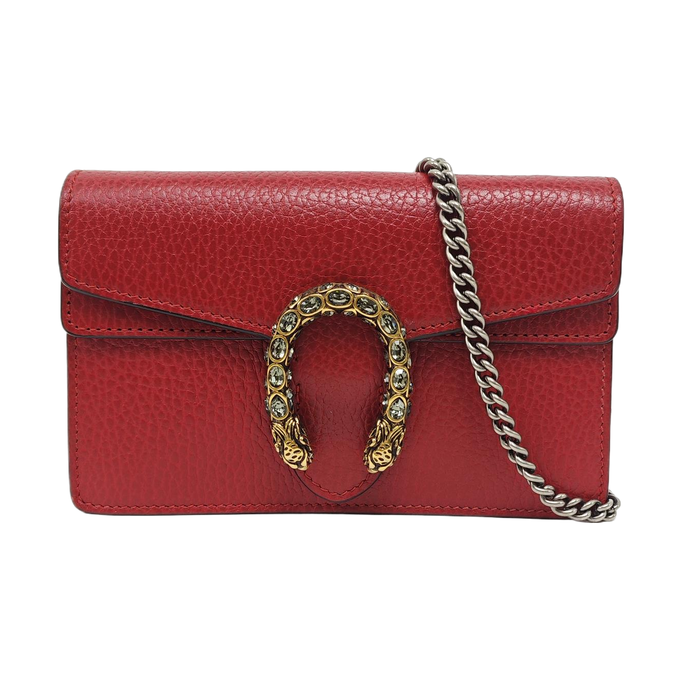 Dionysus Super Mini Calfskin Red