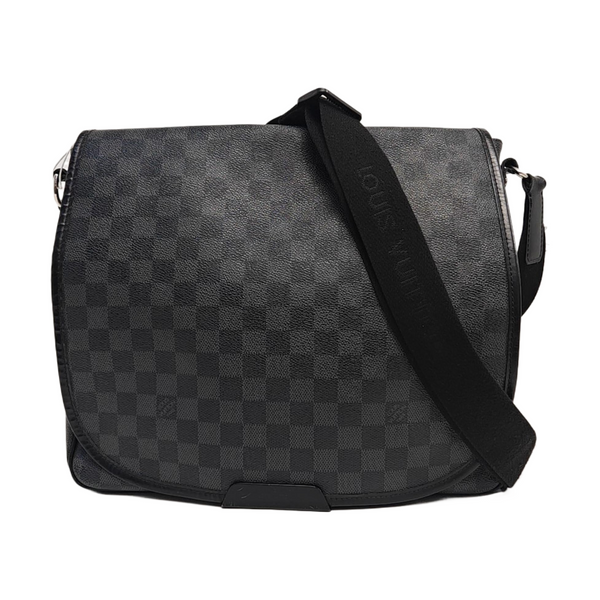 DANIEL Damier Graphite Coated Canvas Gray