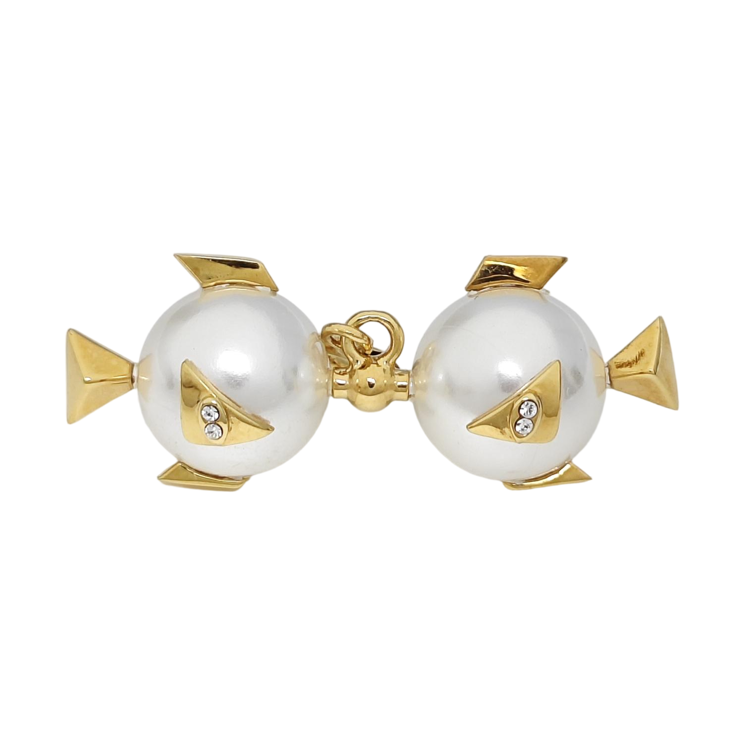 Faux Pearl White Pendant