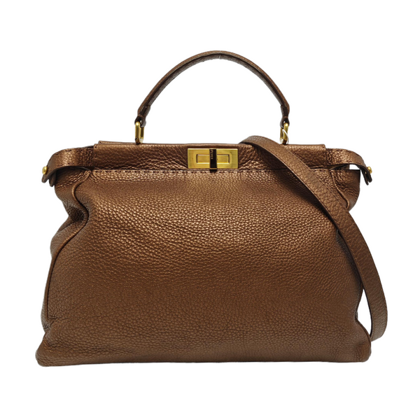 Peekaboo Calfskin Brown