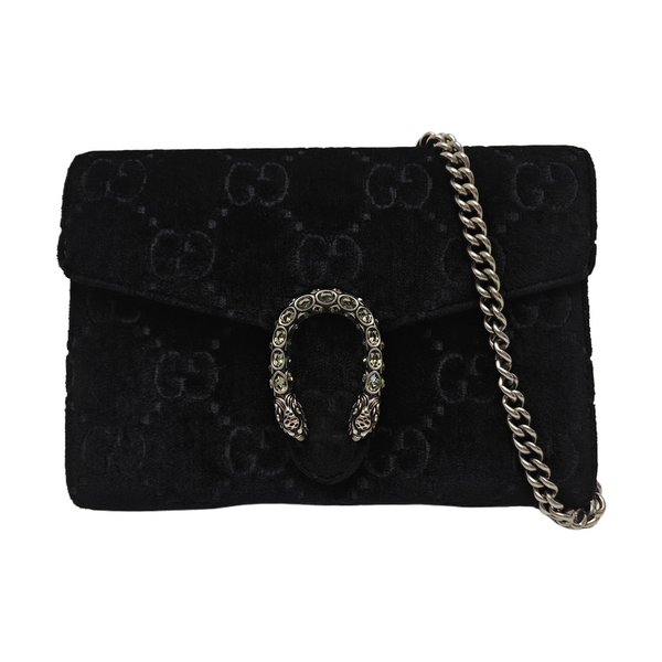Dionysus Mini Monogram Velvet Black
