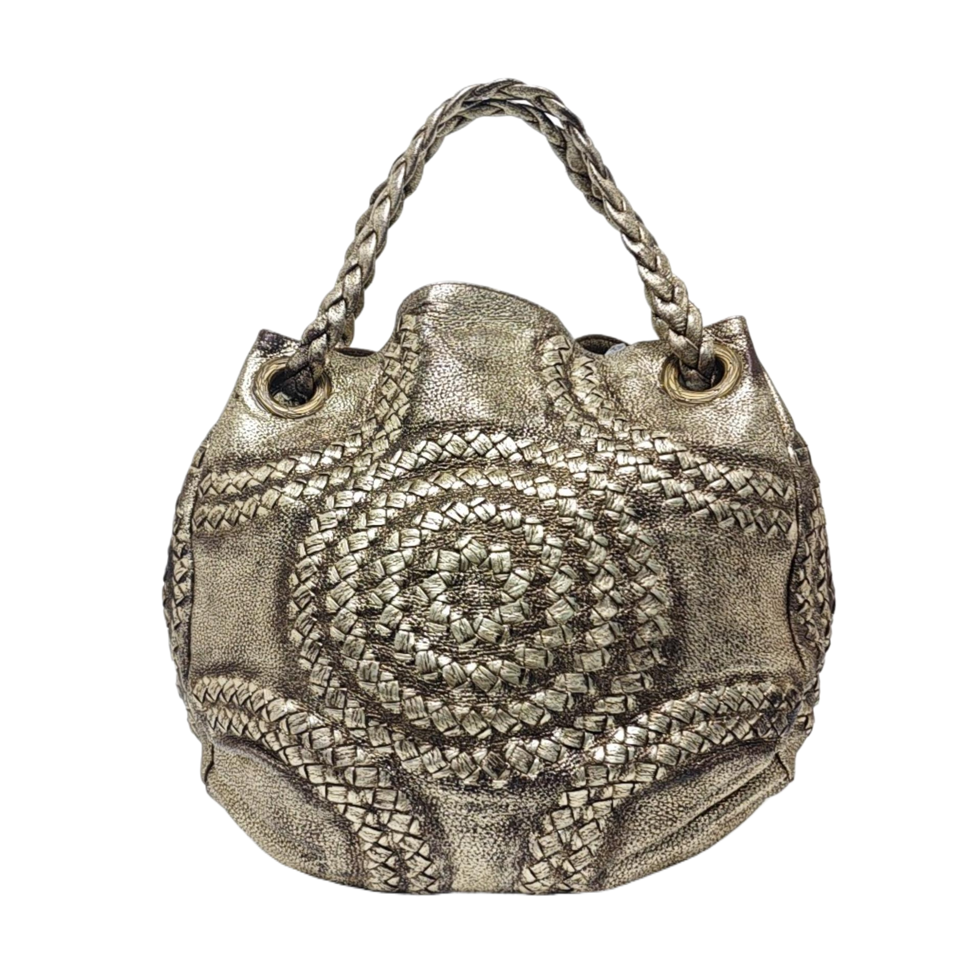 Calfskin Tote Bag Gold