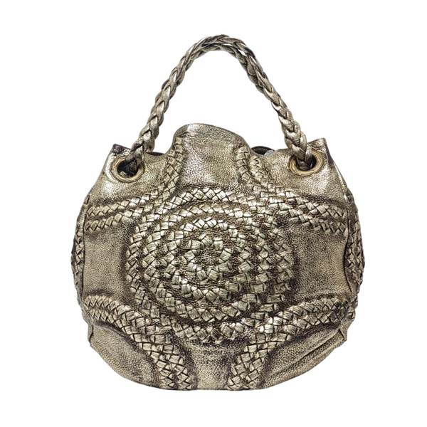 Calfskin Tote Bag Gold