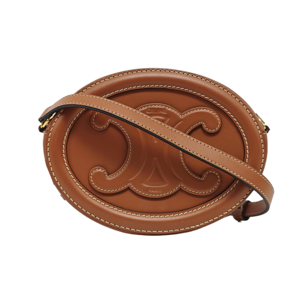 TRIOMPHE Small Calfskin Brown