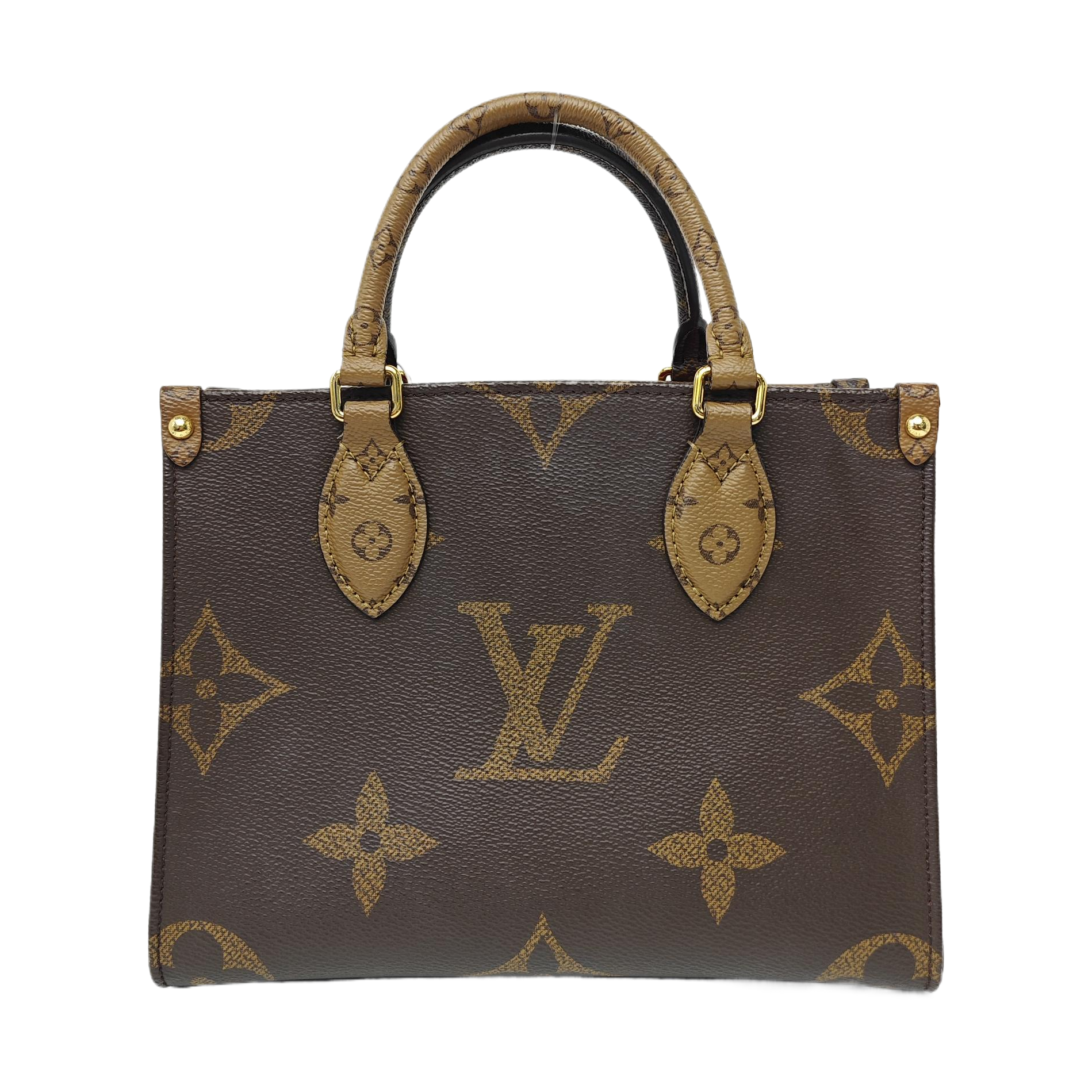 ONTHEGO PM Monogram Coated Canvas Brown
