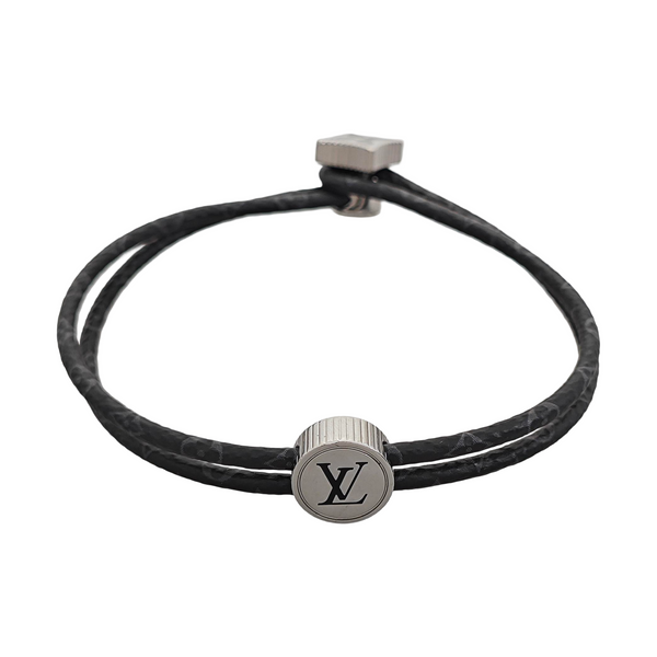 Coated Canvas Black Bangle