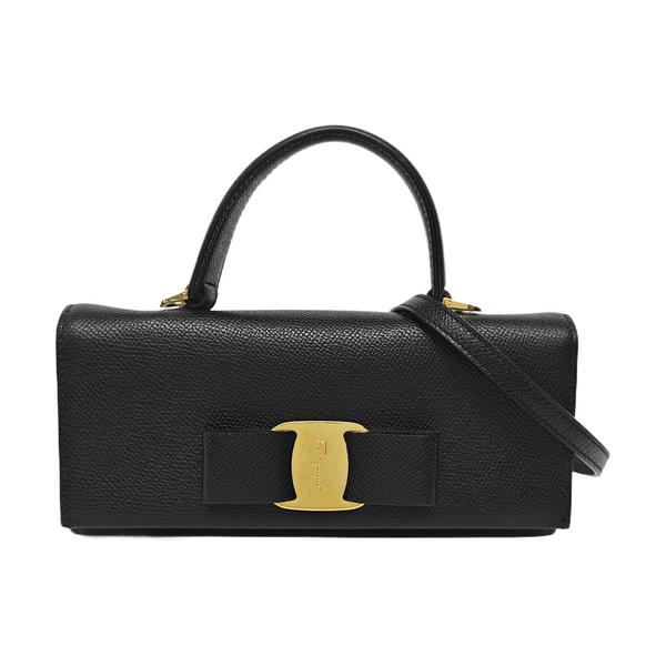 Calfskin Shoulder Bag Black