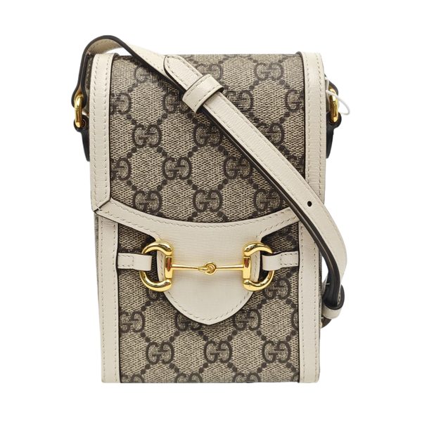 Horsebit 1955 Mini Coated Canvas Beige