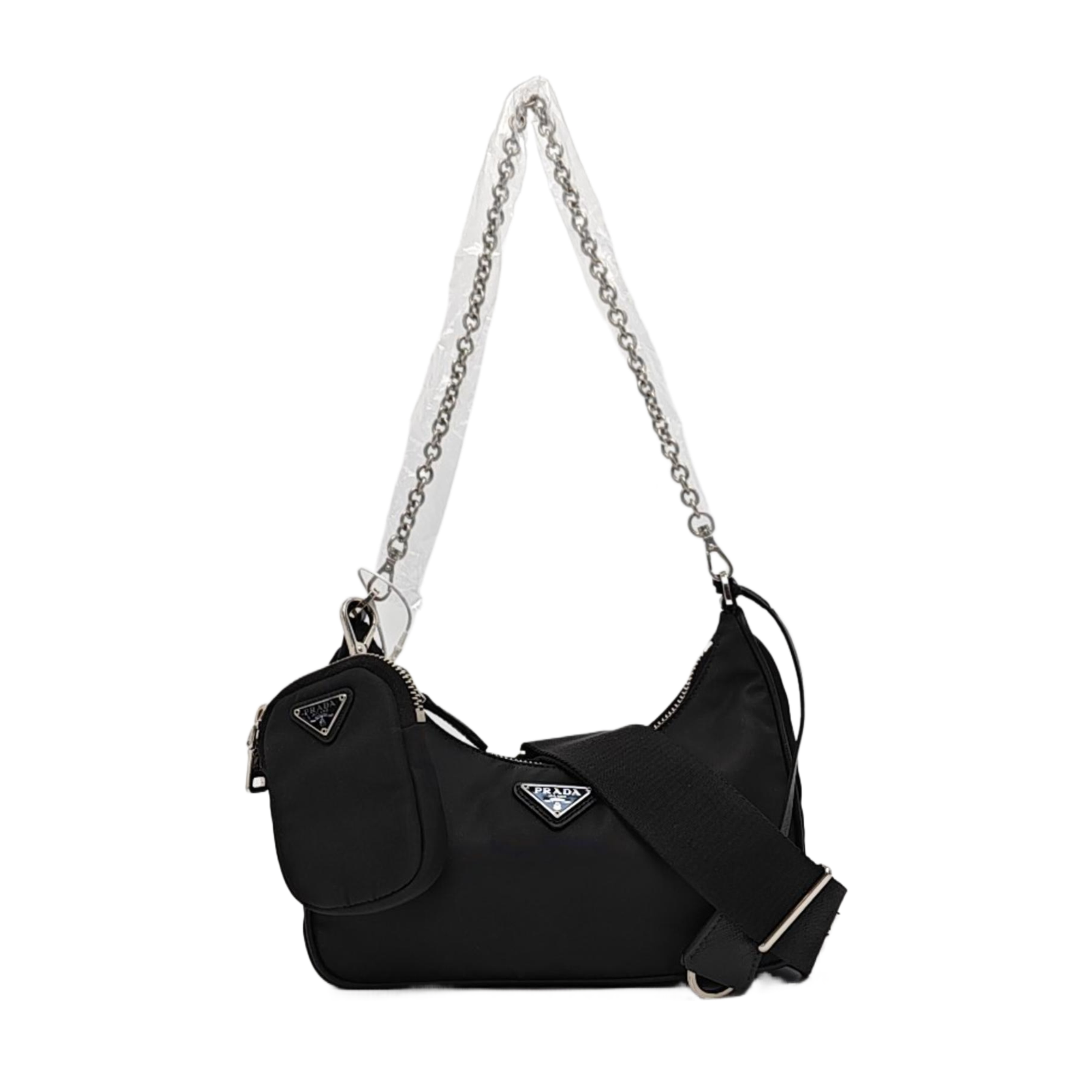 Authenticated pre-owned  Re-Edition2005 Nylon Black - Shoulder Bag at Looply
