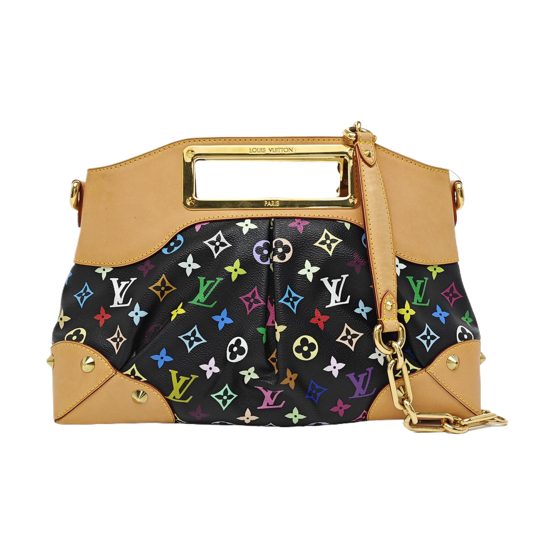 LV × TM JUDY MM Monogram Coated Canvas Black