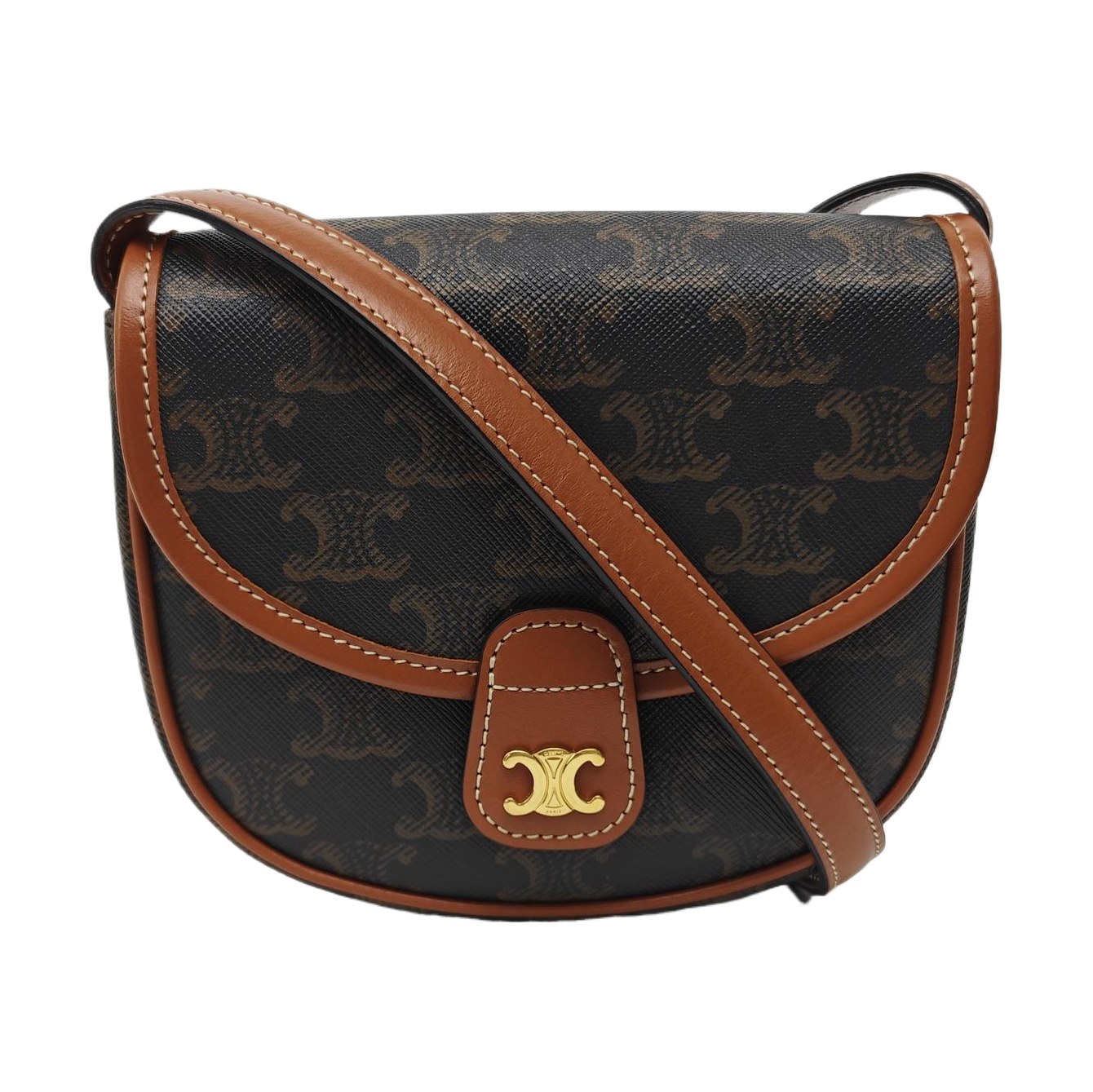 BESACE Coated Canvas Brown