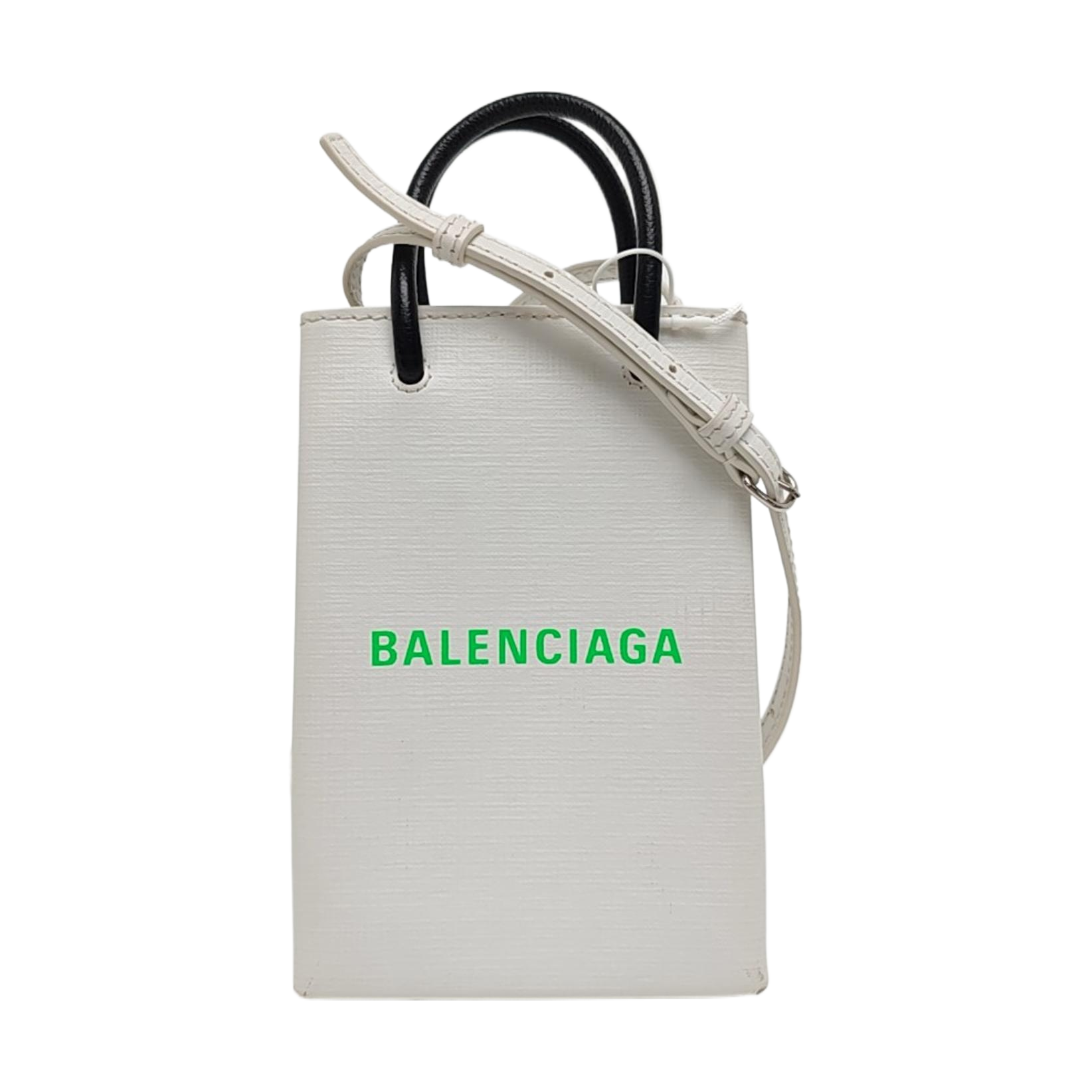 Shopping Bag Calfskin White