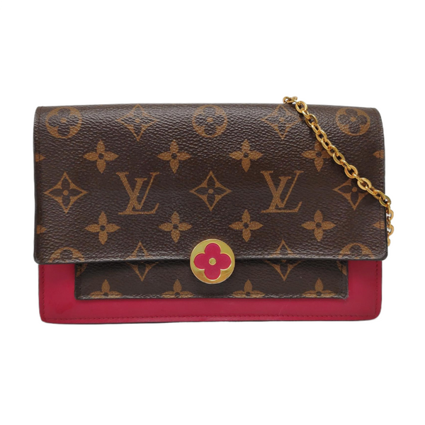 FLORE Monogram Coated Canvas Brown