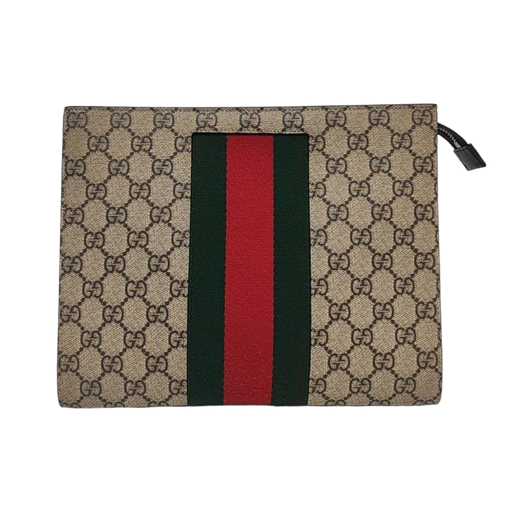 GG Supreme Monogram Coated Canvas Black