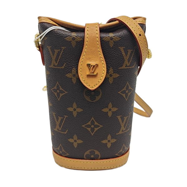 FOLD ME Monogram Coated Canvas Brown