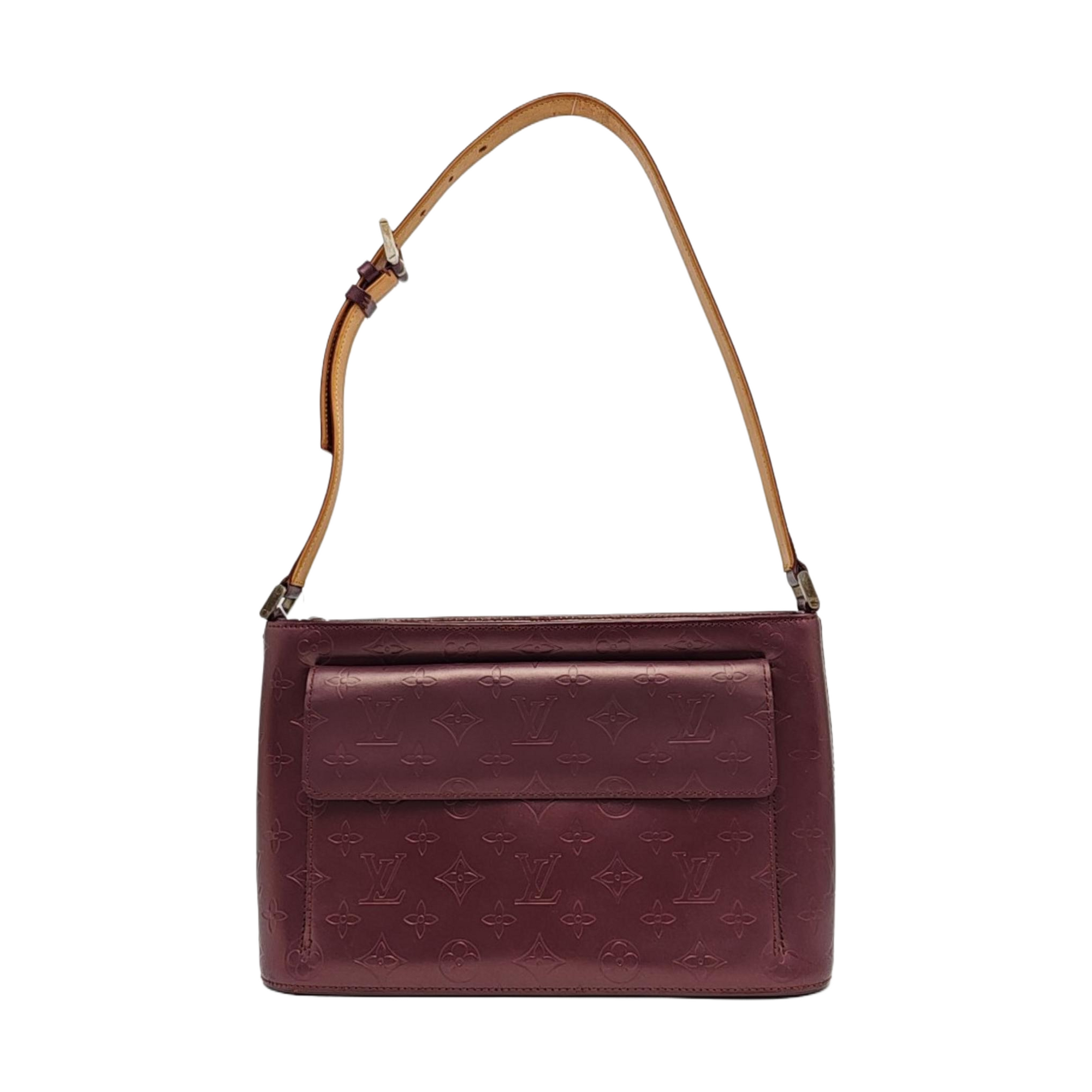 ALLSTON Monogram Patent Leather Red