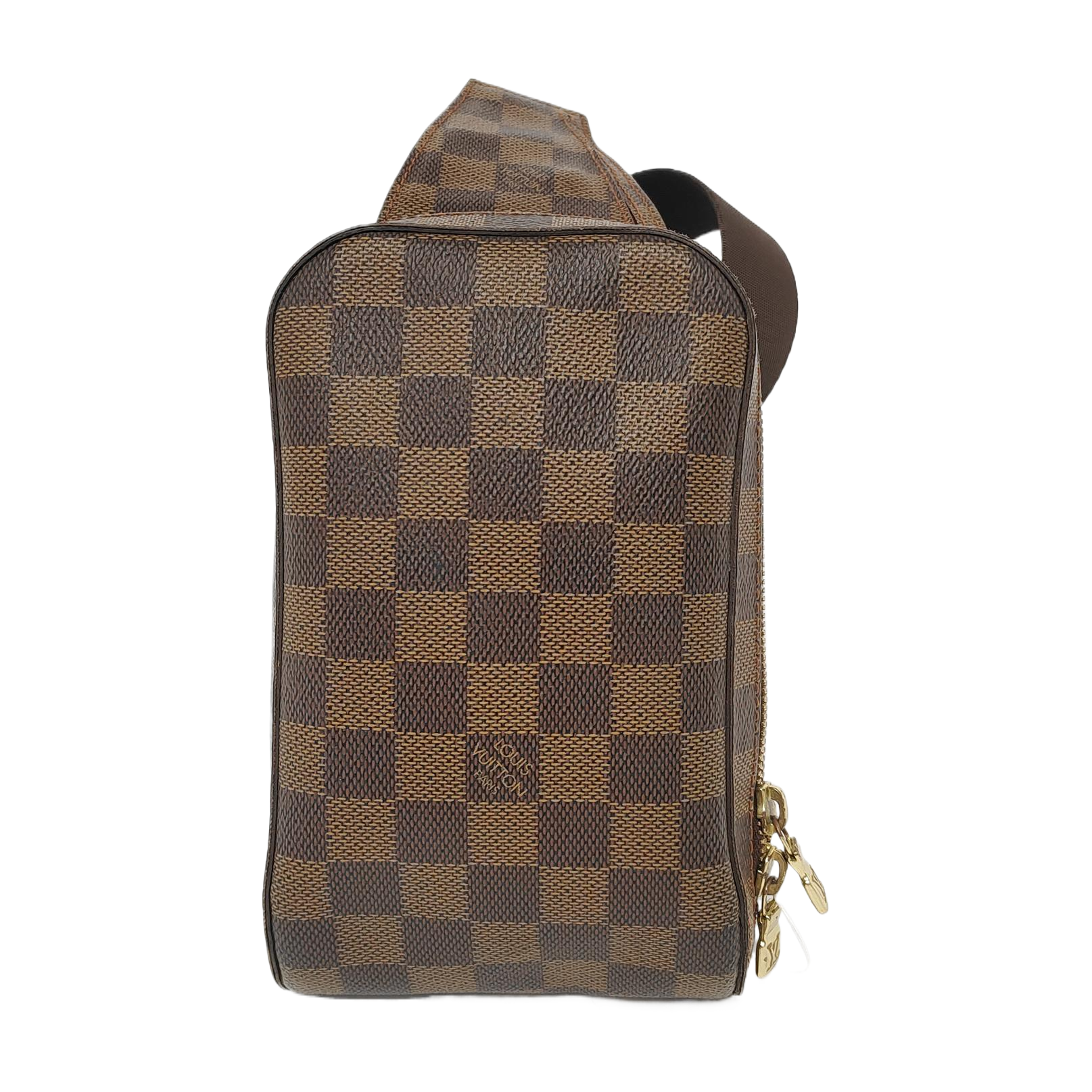 GÉRONIMOS Damier Ebene Coated Canvas Brown