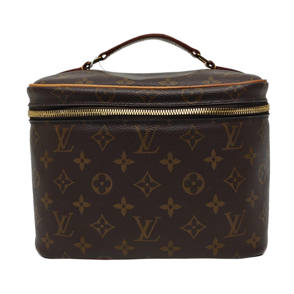 NICE Monogram Coated Canvas Brown