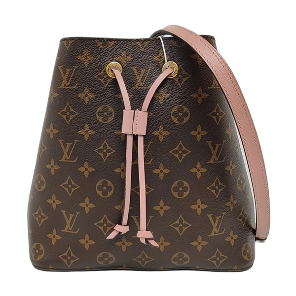 NÉONOÉ MM Monogram Coated Canvas Brown