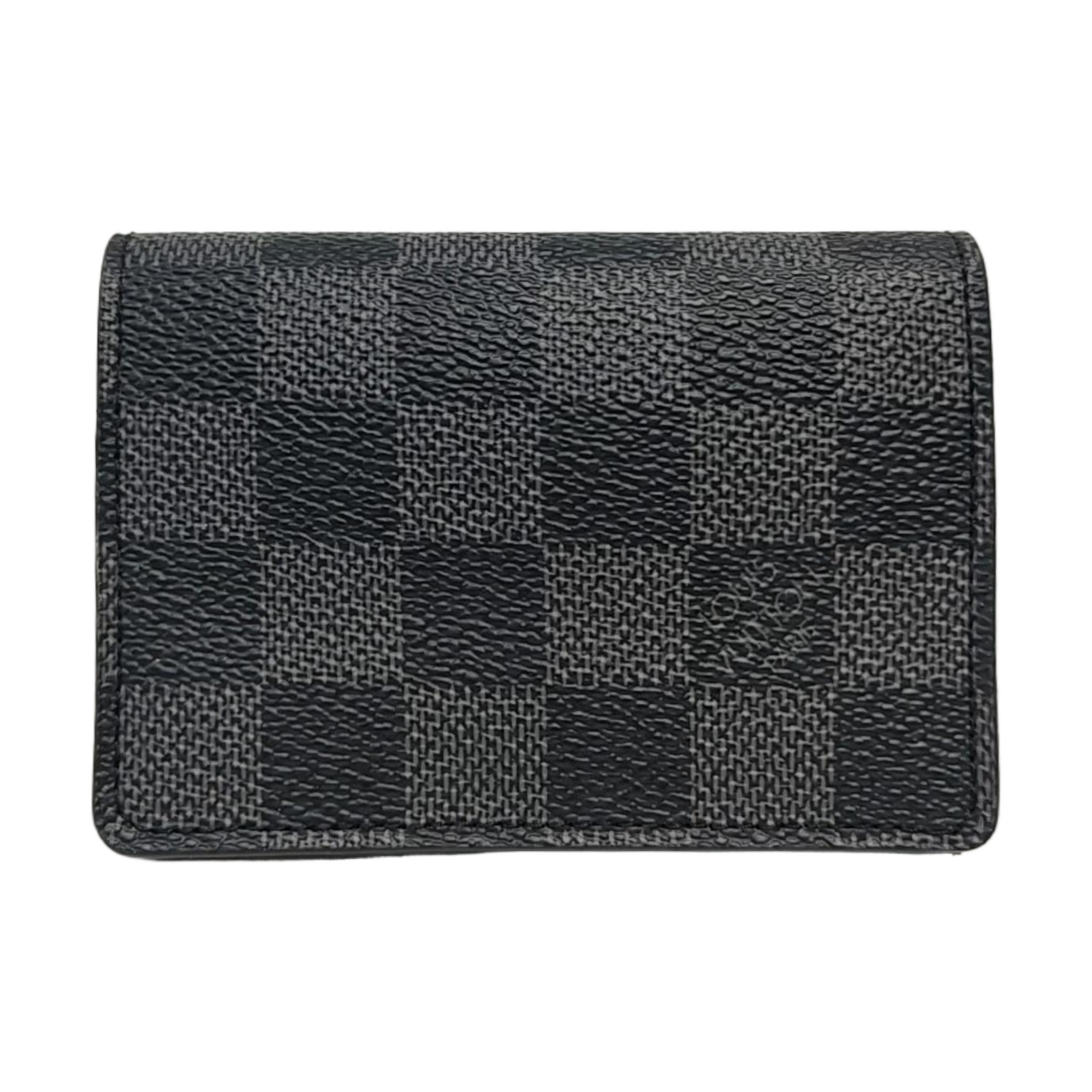 ENVELOPPE Damier Graphite Coated Canvas Gray Card Holder
