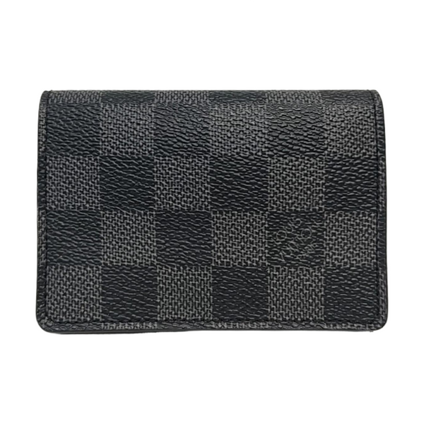 ENVELOPPE Damier Graphite Coated Canvas Gray Card Holder