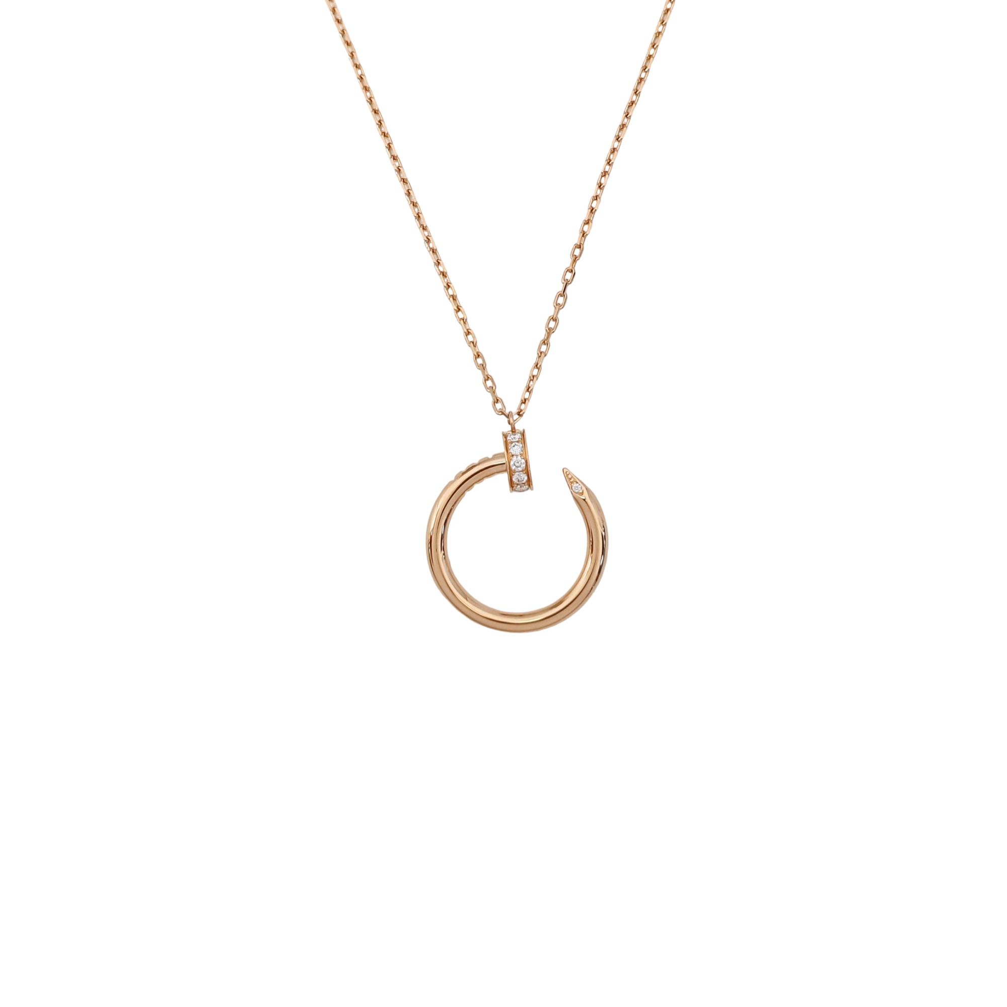 JUSTE UN CLOU 18k Rose Gold Necklace