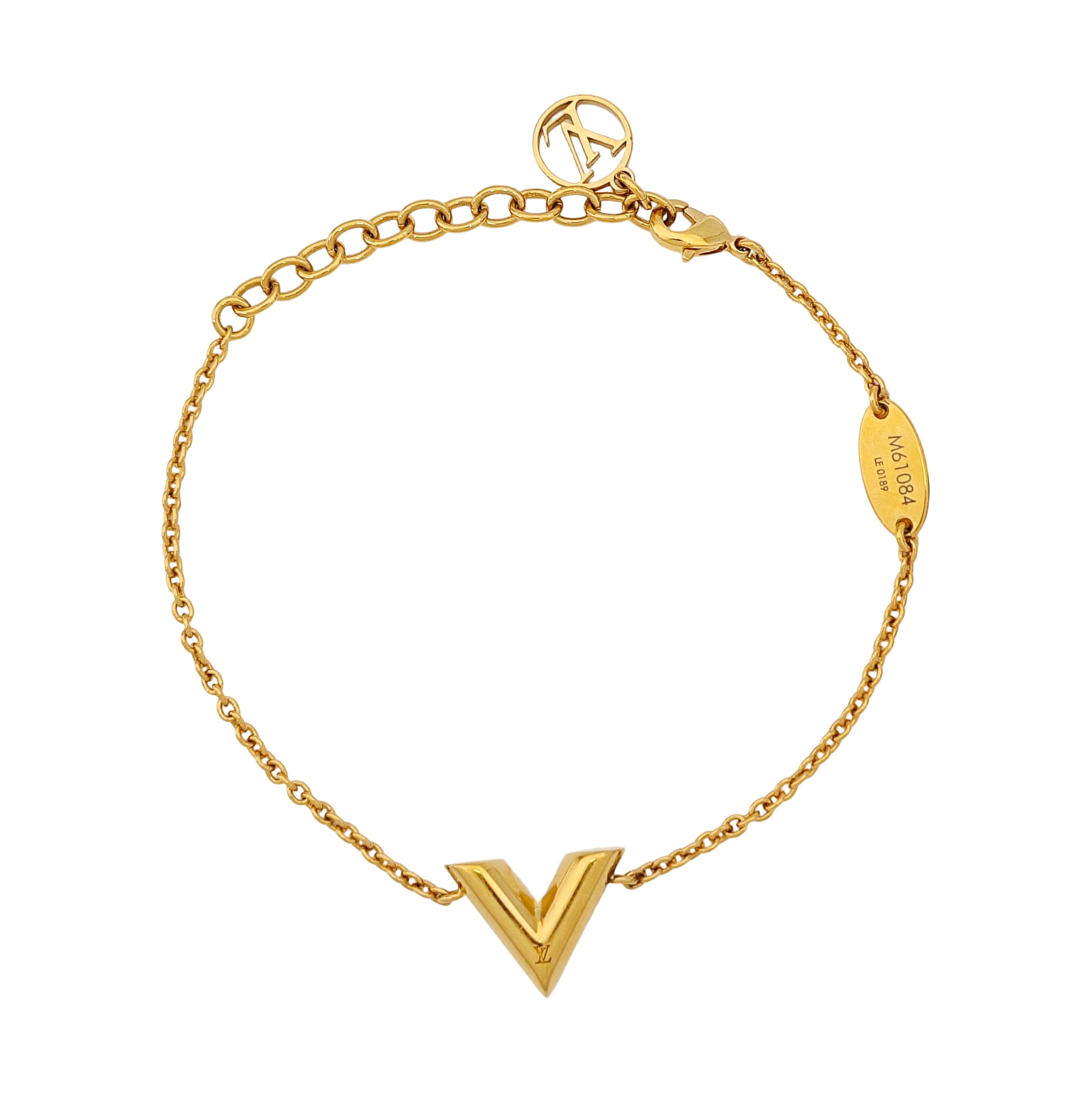 ESSENTIAL V Metal Gold Bracelet