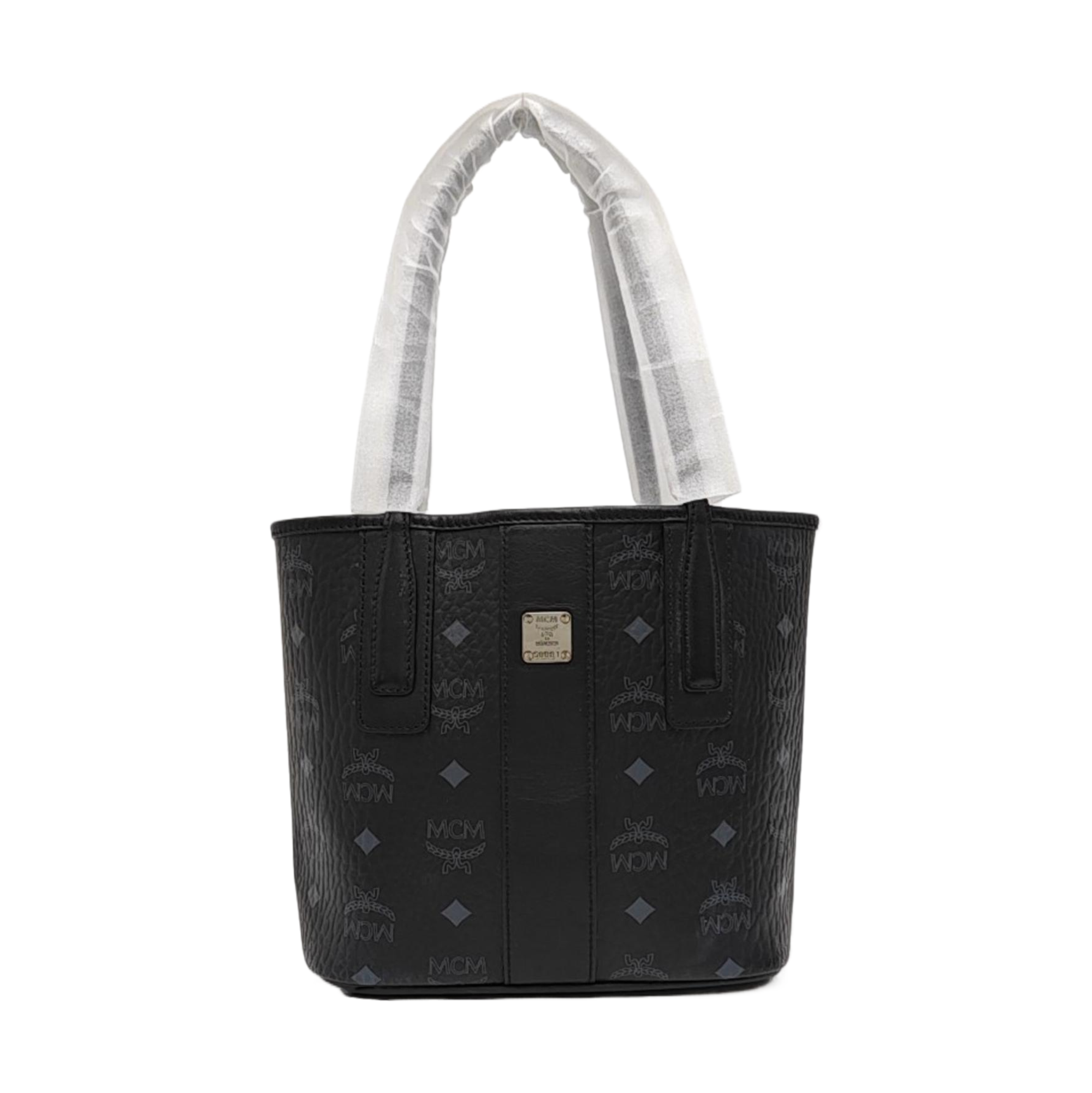 LIZ Monogram Coated Canvas Black