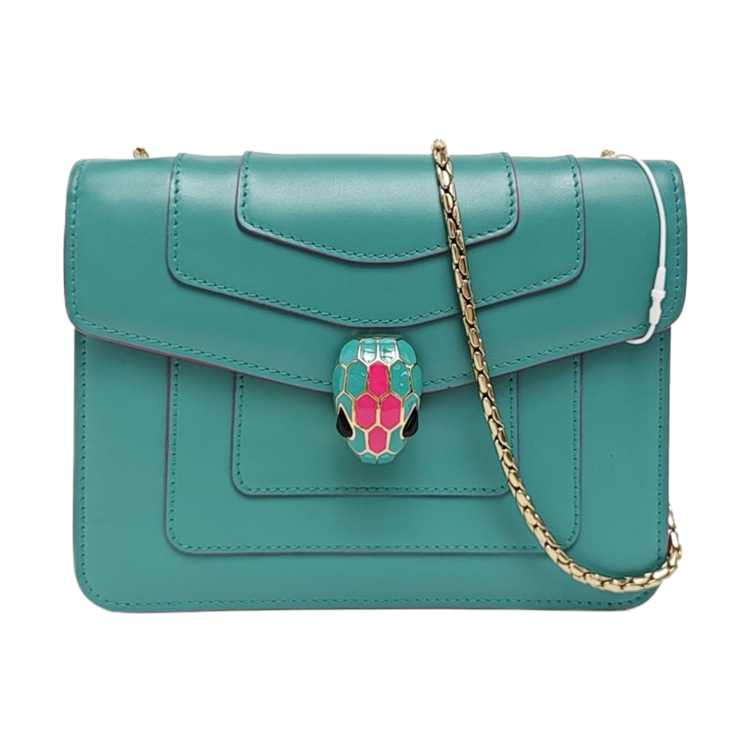 SERPENTI FOREVER Small Calfskin Green
