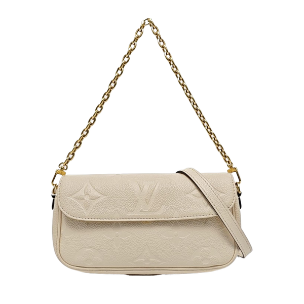 IVY Monogram Calfskin Beige