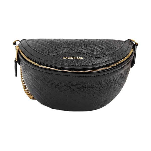 Souvenirs Quilted Calfskin Black