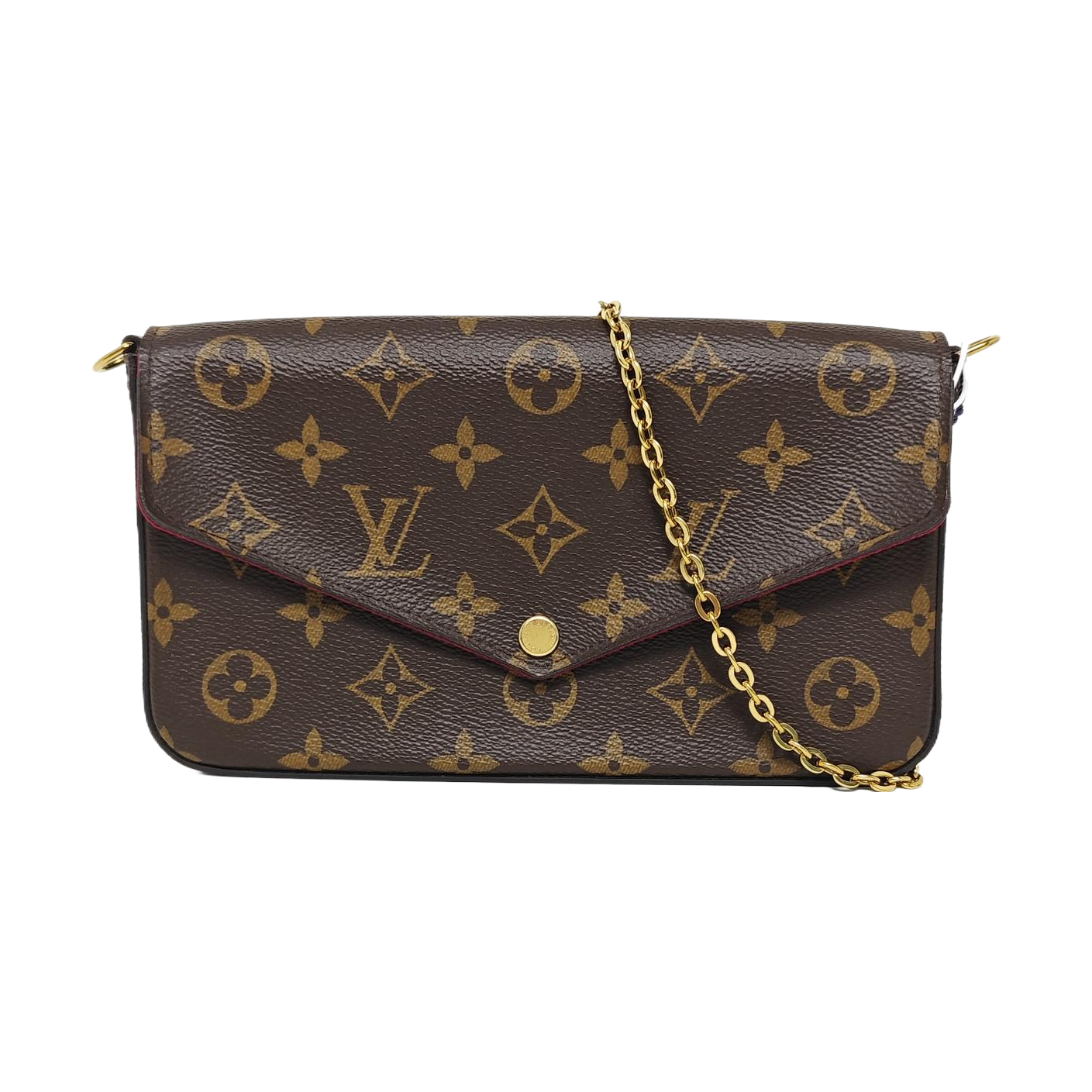 FÉLICIE Monogram Coated Canvas Brown