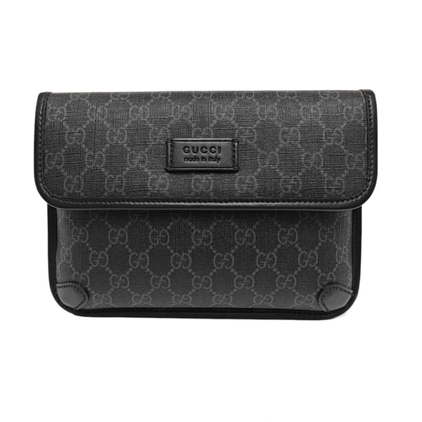 Neo Vintage Monogram Coated Canvas Black