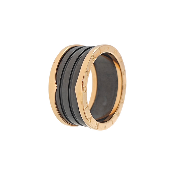 B.ZERO1 18k Rose Gold Ring EU 66