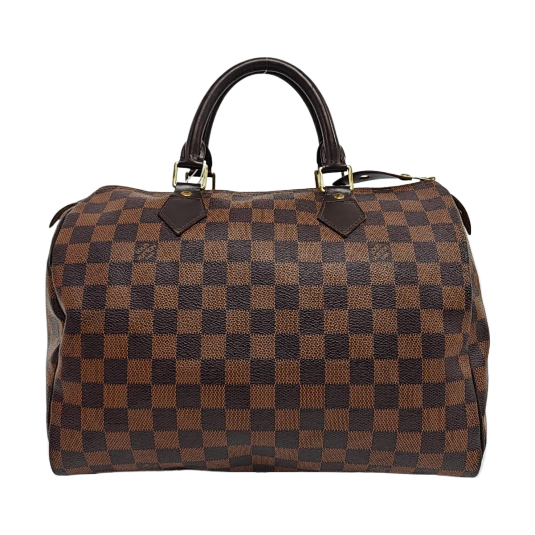 SPEEDY 30 Damier Ebene Coated Canvas Brown
