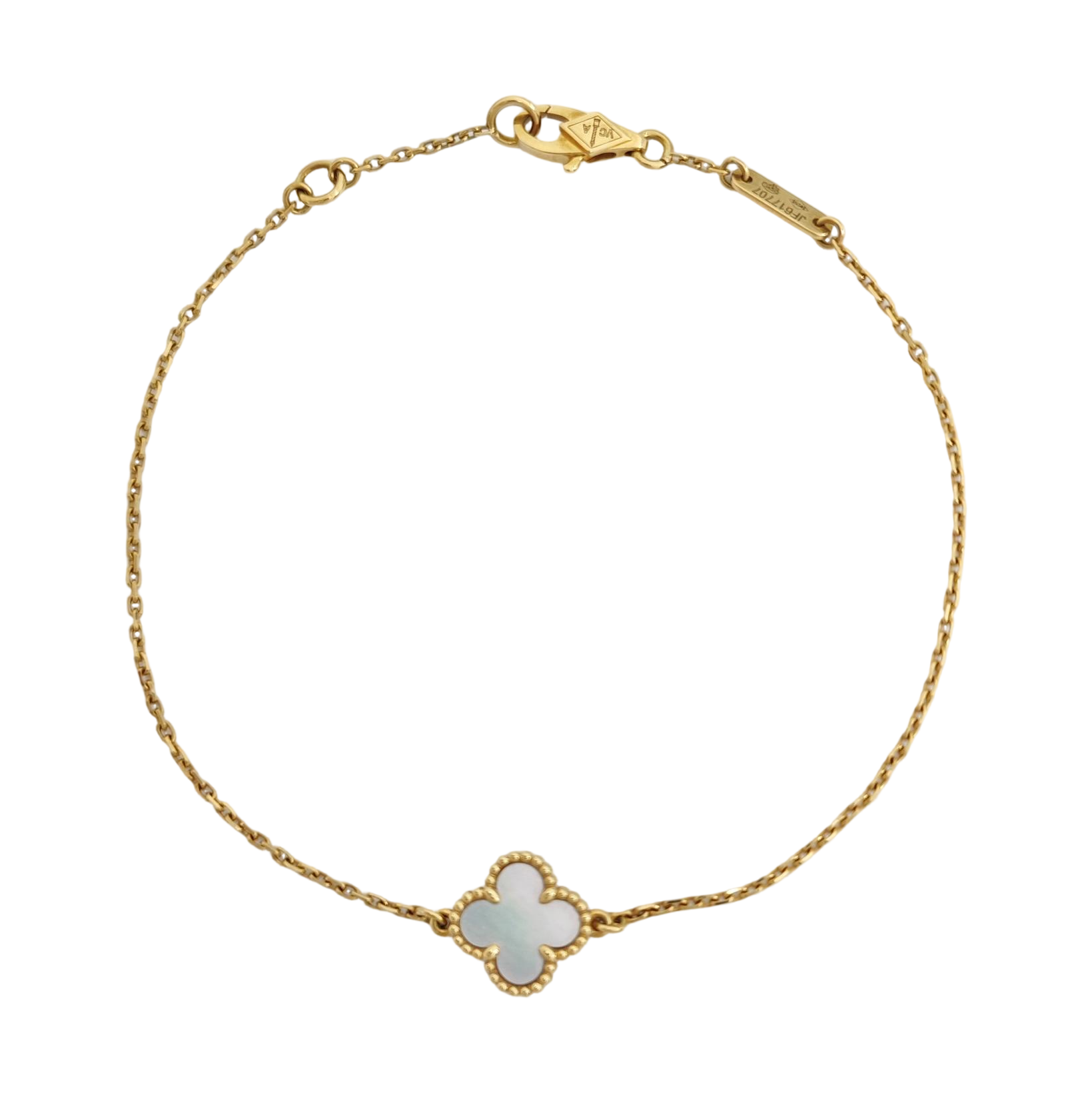 Sweet Alhambra 18k Gold Bracelet