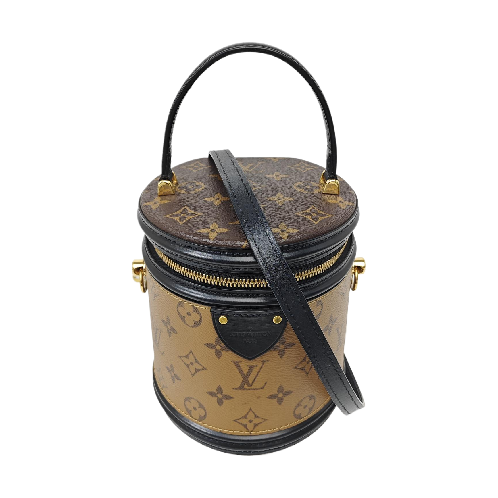 CANNES PM Monogram Coated Canvas Brown