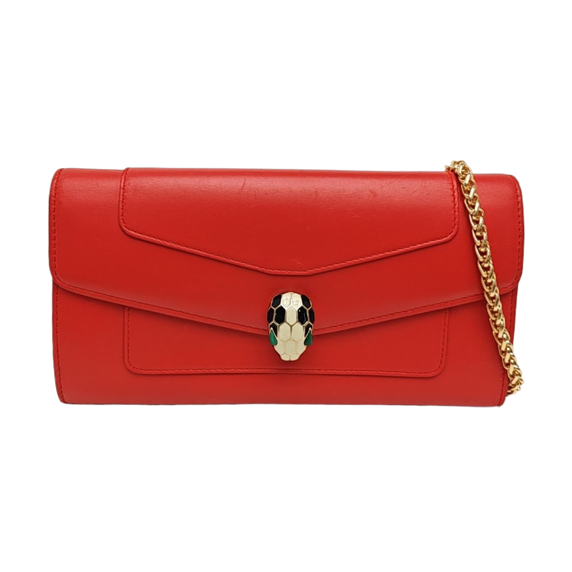 SERPENTI FOREVER Calfskin Red