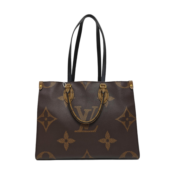 ONTHEGO MM Monogram Coated Canvas Brown