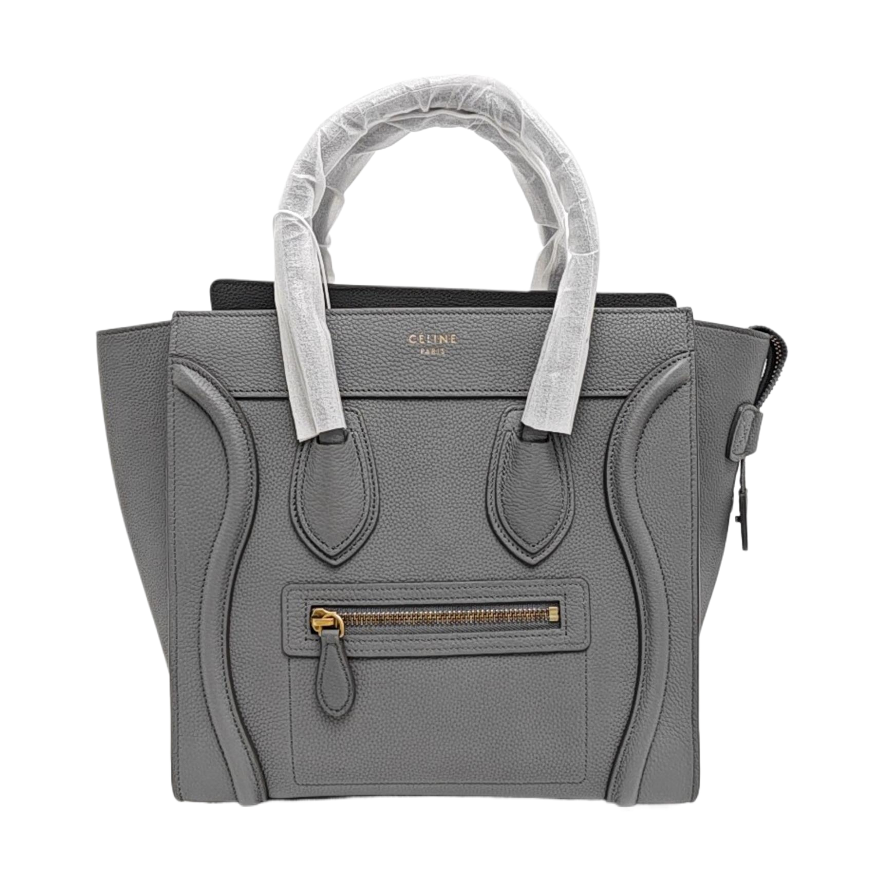 LUGGAGE Micro Calfskin Gray