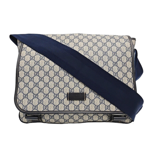 Monogram Coated Canvas Shoulder Bag Beige
