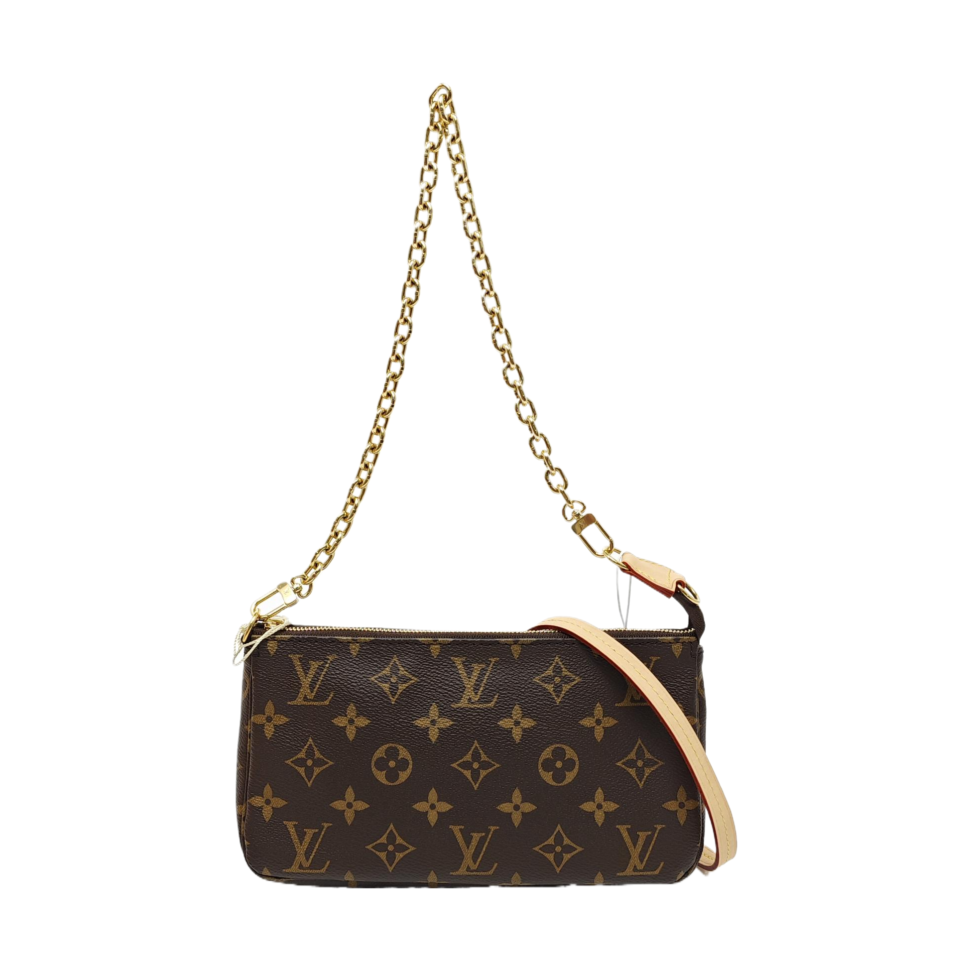 ACCESSOIRES GM Monogram Coated Canvas Brown