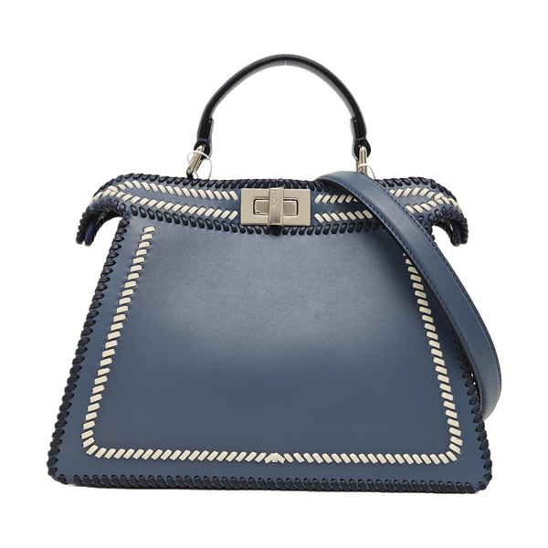 Peekaboo Small Calfskin Blue