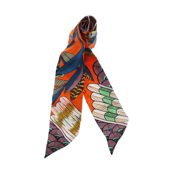Mulberry Silk Silk Scarf Multicolor