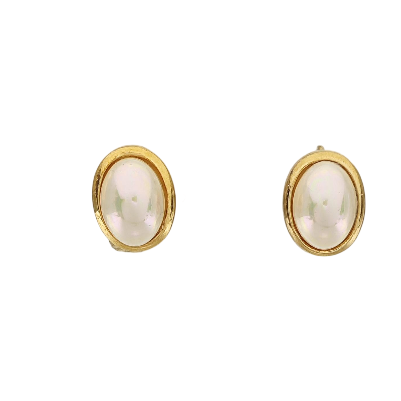 Metal Gold Clip On Earrings