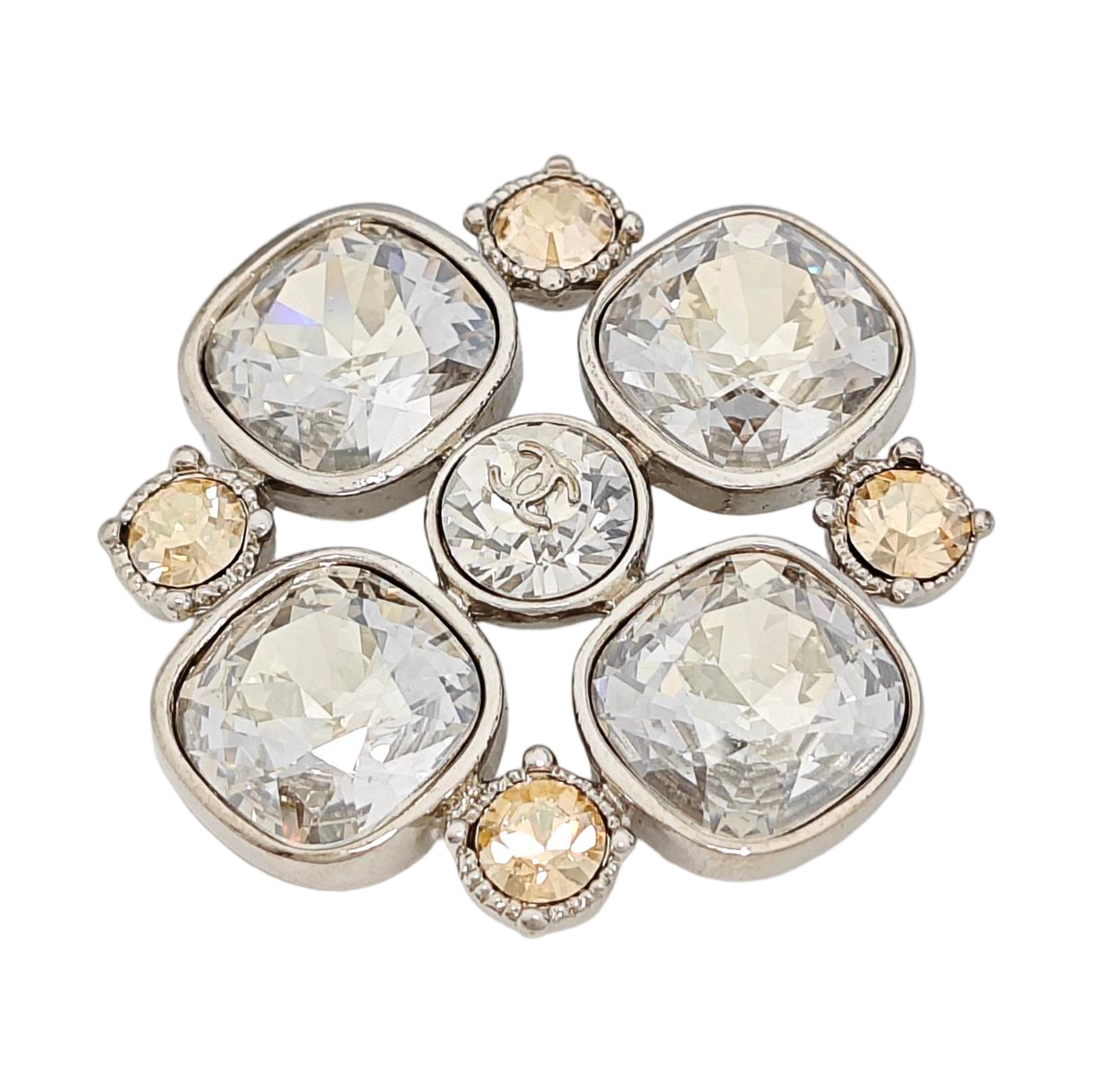 Metal Silver Brooch