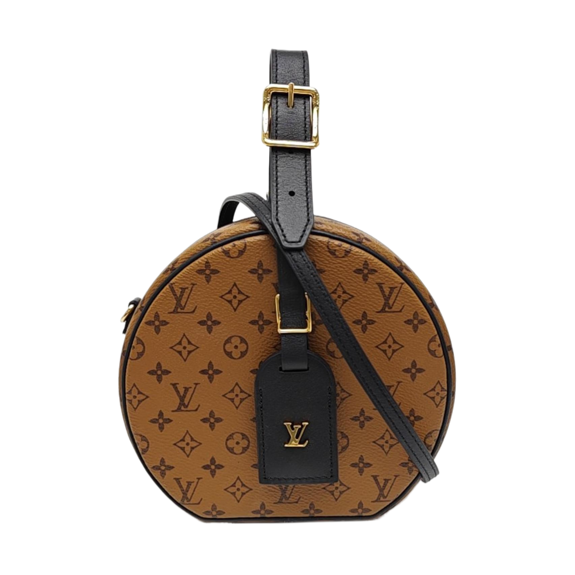 BOITE CHAPEAU PM Monogram Coated Canvas Brown